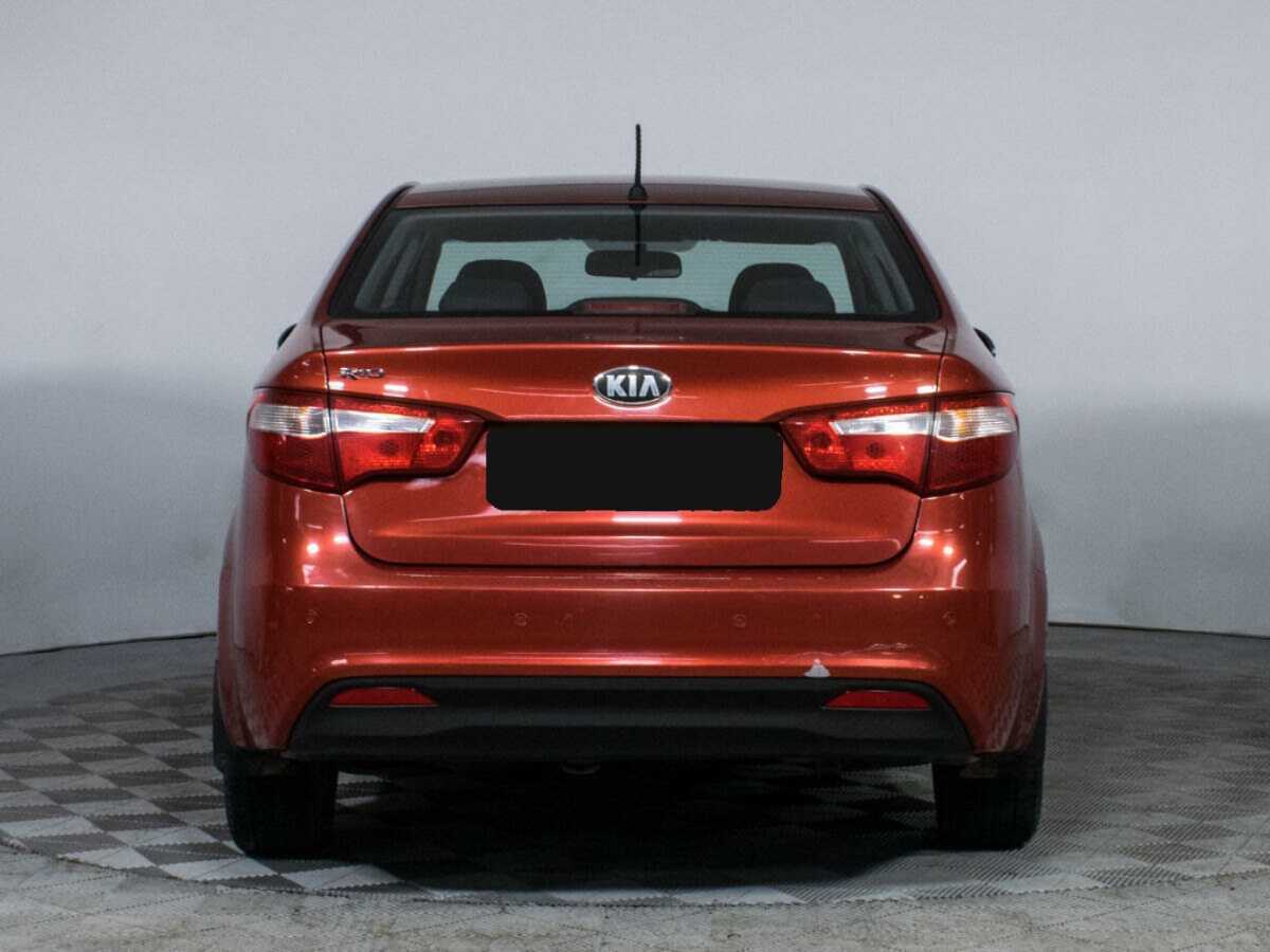 Kia Rio 5-speed, 2013 Фото №6